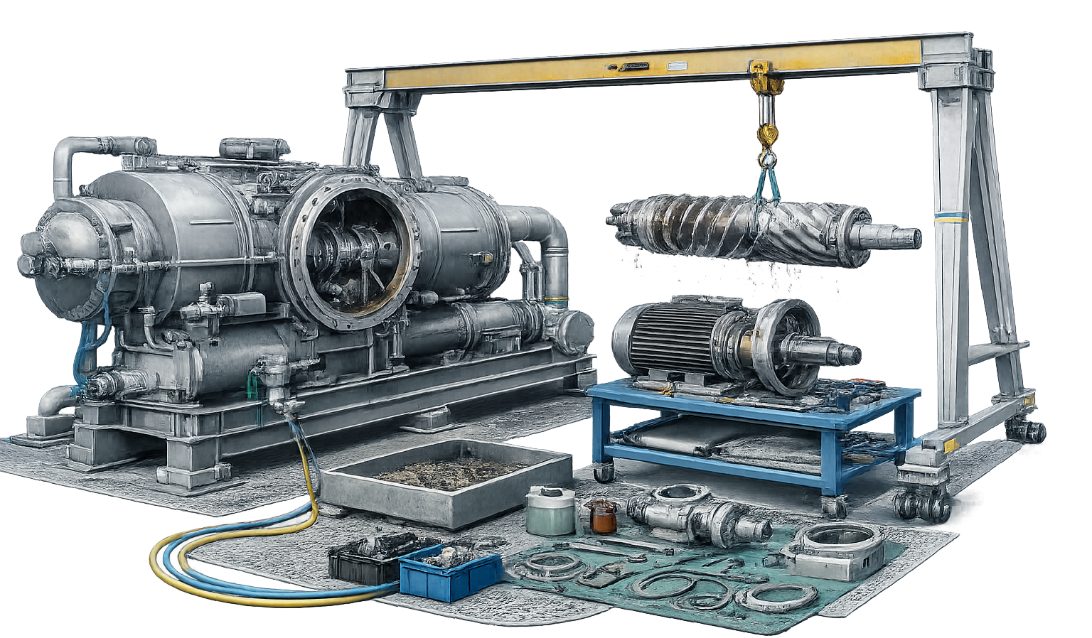 HVAC Heavy Components Overhauling & Restoration Services